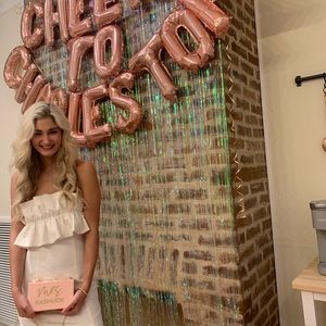 White mini dress. Only worn once